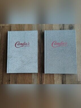 Candie's Silver Glitter Hardcover Journal - Pink Logo (Set of 2)